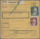 Dt. Besetzung II WK - Luxemburg: 1943/1944, Partie Von 24 Paketkartenstammteilen - Occupation 1938-45