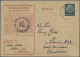 KZ-Post: 1940/1945, Partie Von 13 Briefen/Karten Und Zwei Briefinhalten, Dabei D - Briefe U. Dokumente
