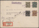 Deutschland Nach 1945: 1945/1946, Sauberes Lot Mit Ca. 20 Bedarfsbelegen Meist M - Colecciones