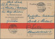 Delcampe - Alliierte Besetzung - Behelfsausgaben: Britische Zone: 1945/1946, Sammlung Von 3 - Sonstige & Ohne Zuordnung
