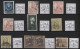 DDR: 1953/1961, Partie Von 17 Gestempelten Marken Und Einem Block Mit Plattenfeh - Sammlungen