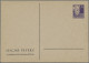DDR - Privatganzsachen: 1951/1952, Privatganzsachenkarte 6 Pfg. Hauptmann (PP1), - Sonstige & Ohne Zuordnung