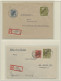 Delcampe - Berlin: 1948/1949, Schwarzaufdruck, Sammlung Von 45 Briefen Und Karten Mit Nette - Covers & Documents