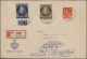 Delcampe - Berlin: 1948/1961, Nette Partie Von Ca. 155 Briefen, Karten Und Ganzsachen Mit E - Lettres & Documents