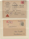 Delcampe - Berlin: 1949/1955, Bauten I, Sammlung Von 40 Bedarfsbelegen, Dabei Auslandspost, - Lettres & Documents