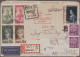Saarland Und OPD Saarbrücken: 1950/1959 Posten Von Etwa 600 Briefen, Postkarten, - Sonstige & Ohne Zuordnung