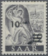 Saarland (1947/56): 1947, Saar II, Saubere Spezialpartie Mit Abarten Und Besonde - Ungebraucht
