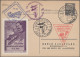 Delcampe - Saarland (1947/56) - Ganzsachen: 1949-1957 Kleine Sammlung Von 47 Ganzsachenkart - Andere & Zonder Classificatie