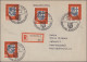 Delcampe - Saarland (1957/59) - OPD Saarbrücken: 1957/1959 Mehr Als 600 Briefe, Postkarten, - Covers & Documents