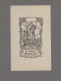 Varia (im Briefmarkenkatalog): 1800/1950 (?), Ex Libris, Vielseitige Sammlung Vo - Autres & Non Classés