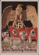 Ansichtskarten: Propaganda: 1933/1945, Propagandakarten, Ca. 100 Stück Einschlie - Political Parties & Elections