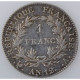 Napoléon Empereur, 1 Franc L'An XII A, KM# 656.1, SUP - 1 Franc