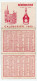 Calendrier Dépliant  BENEDICTINE 1965 (PPP46204) - Kleinformat : 1961-70