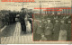 Delcampe - GARE DE SCHAERBEEK ( BRUSSEL BRUXELLES ) - TRAIN ET SA LOCOMOTIVE - RESPONSABLES DE STATION ET CHEMINOTS ALLEMANDS 1914 - Schaarbeek - Schaerbeek