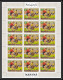 Delcampe - Manama - 3059vv N°284/289 A Football Soccer World Championship Mexico 1970 ** MNH Overprint  Feuille Complete (sheet) - 1970 – Mexico