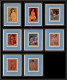 Manama - 3156/ N° 808/815 French Nudes Peinture Tableaux Paintings Deluxe Miniature Sheets ** MNH Gauguin Renoir Lautrec - Desnudos