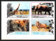 Manama - 3465d/ N°514/533 B Protection Of Animals 1971 Neuf ** MNH Elephant Lion Rhinoceros Crocodile Non Dentelé Imperf - Girafes