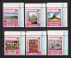 Yemen Royaume (kingdom) - 4143 N°810/815 A + BF 168  Lieux Saints Holy Sites Jerusalem Israel Hebron Abraham ** Mnh - Moskeeën En Synagogen