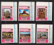 Yemen Royaume (kingdom) - 4145a/ N°810/815 B + BF 168 Holy Sites Jerusalem Israel Hebron ** Mnh Non Dentelé Imperf 1969 - Mosquées & Synagogues