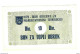 *serbia Belgrado  IHTM Micro Tech. Bon 10 Dinara Hot Meal  S56  Unc - Serbie