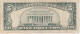 BILLETE DE ESTADOS UNIDOS DE 5 DOLLARS DEL AÑO 1995 LETRA K - DALLAS (BANK NOTE) - Billetes De La Reserva Federal (1928-...)