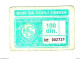 *serbia Pancevo Slobado Voucher Hot Meal 100 Dinara  With Stamp  S70 - Serbia