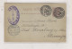 MONACO 1901 Postal Stationery To Germany - Postal Stationery