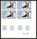 90463c Mauritanie N°73/76 Jeux Olympiques Olympic Games 1968 Mexico Grenoble Non Dentelé ** MNH Imperf Coin Daté - Invierno 1968: Grenoble