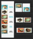 90524b Wallis Et Futuna N°323/328 Coquillages Shellfish Sea Shell Shells Non Dentelé Imperf + Tirage Carton Perfect Set  - Geschnittene, Druckproben Und Abarten