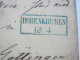 OLDENBURG ,  HOHENKIRCHEN , Klarer Blauer Stempel Auf Brief  1862, Sehr Viel Inhalt - Oldenburg