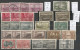 Delcampe - CANADA 12 Scans Study Lot Many Older Issues With Good Values Panes Blocks CvS Etc - Used Stamps