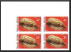 Delcampe - 91824a Wallis Et Futuna 291/296 Coquillages Non Dentelé Imperf ** MNH Sea Shell Shells Bloc 4 - Imperforates, Proofs & Errors
