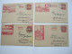DANZIG ,    1925 , 20 Pfg. Bildganzsache , 8 Karten Ins Ausland Verschickt ( Niederlande), Sehr Selten ! - Postal  Stationery