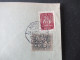 Portugal 1953 Via Aerea/Luftpost Firmenumschlag Banco Nacional Ultramarino Lisboa Marken Mit Perfin / Firmenlochung BNU - Covers & Documents