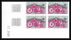 92081 Congo N°229/239 Cycle Velo (Cycling) Moto Bike Motorcycle Bloc De 4 Coin Daté Non Dentelé Imperf ** MNH Complet - Vélo
