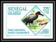 92733b Sénégal N°1179/1182 Parc Du Saloum Crocodile Hippopotame Elephant Girafe Animals Non Dentelé ** MNH Imperf - Flamencos