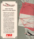 TWA AIR ROUTES IN THE UNITED STATES USA AVIATION CIVILE - Pubblicità