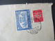 Portugal 1953 Via Aerea/Luftpost Firmenumschlag Banco Espirito Santo Lisboa Marken Mit Perfin / Firmenlochung BES - Storia Postale