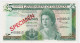 Delcampe - Gibraltar 1, 5, 10, 20 Pounds 1975 P-20s P-21s P-22s P-23s SPECIMEN UNC - Specimen