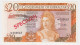 Delcampe - Gibraltar 1, 5, 10, 20 Pounds 1975 P-20s P-21s P-22s P-23s SPECIMEN UNC - Specimen