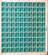 1976 SPAIN—JUAN CARLOS—COMPLETE SHEET ** 100 MNH Stamps—ESPAGNE Feuille Yt 1992 Timbres Neufs - Feuilles Complètes