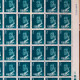 1976 SPAIN—JUAN CARLOS—COMPLETE SHEET ** 100 MNH Stamps—ESPAGNE Feuille Yt 1992 Timbres Neufs - Ganze Bögen