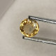 Saphir Jaune Traité (BE) De Madagascar - Rond 0.59 Carat - 4.8 X 2.6 Mm - Saffier