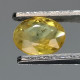 Saphir Jaune Traité (BE) De Thaïlande - Ovale 0.66 Carat - 6.2 X 5.0 X 2.4 Mm - Sapphire