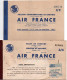 AIR FRANCE BILLET DE PASSAGE  AVIATION CIVILE 1950 - Billetes