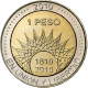 Argentine, Peso, Glaciar Perito Moreno, 2010, Bimétallique, SPL, KM:160 - Argentinië