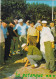 SPORTS. PETANQUE. CPSM. "AU SOLEIL DE LA COTE D'AZUR LA PARTIE DE PETANQUE ". + TEXTE - Petanca