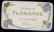 Carte Parfumée Parfum Floramye L.T. Piver Paris Parfumeur  -- Calendrier 1908 STEP15 - Antiquariat (bis 1960)