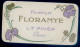 Carte Parfumée Parfum Floramye L.T. Piver Paris Parfumeur  -- Calendrier 1908 STEP15 - Anciennes (jusque 1960)