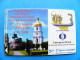Phonecard Chip Church Monument European Bank 2520 Units Prefix Nr. BV (in Cyrillic) UKRAINE - Oekraïne